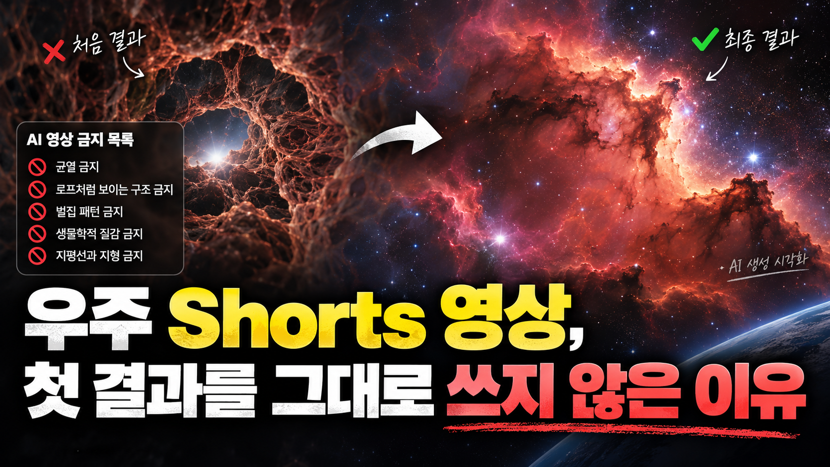 Shorts 영상, 첫 결과를 그대로 쓰지 않은 이유